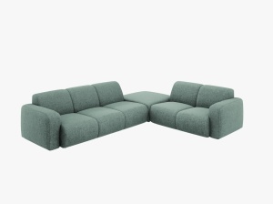 COLTAR MOLINO, DREAPTA, 6 LOCURI, 315 CM, DIVERSE CULORI SI MATERIALE, DESIGN DEOSEBIT - Img 18