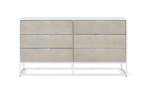 COMODA 150CM, ALB/BEJ, DIN METAL SI RASINA, GINER Y COLOMER