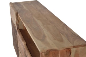COMODA/BUFET KAMIL 160CM, DIN LEMN DE ACACIA/METAL, 2 USI GINER Y COLOMER - Img 13