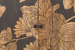 COMODA CU MOTIVE FLORALE JUNGLE MANGO 38727 DESIGN MODERN - Img 6