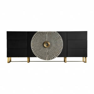 COMODA GATSBY REF. 29523, DIN MDF, METAL SI OS, STIL MODERN, VIC