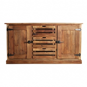 COMODA LOEN REF. 26372, DIN LEMN MASIV DE PIN, STIL VINTAGE, VIC