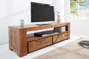 COMODA TV MAKASSAR 37892 DIN LEMN MASIV DE TRANDAFIR DESIGN VINTAGE