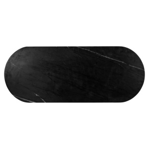 CONSOLA IRONVILLE, 100 CM, NEGRU/AURIU, DIN MDF, MARMURA SI METAL, RICHMOND INTERIORS - Img 7