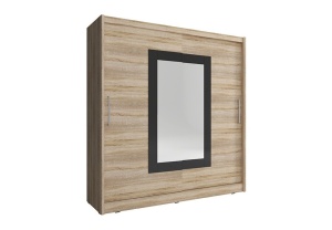 DULAP DORMITOR WIKI II 180 STEJAR SONOMA DESIGN MODERN PSK