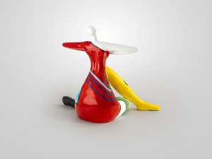 FIGURINA DECORATIVA FEMME, 51x58 CM, DIN RASINA, STIL MODERN - Img 6