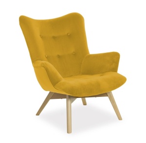 FOTOLIU CONFORTABIL ANGEL GALBEN MIERE/FAG STIL MODERN
