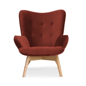 FOTOLIU CONFORTABIL CHERUB ROSU CARAMIZIU/NATURAL - DESIGN SCANDINAV