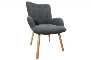 FOTOLIU CU TABURET SCANDINAVIA GRI 37886 - DESIGN SCANDINAV - Img 2