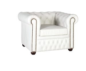 FOTOLIU ELEGANT, ARTIM 1762, DIN LEMN SI PIELE, CULOARE ALBA, ARTIM GROUP SELECTION