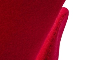 FOTOLIU SWAN WOOL PREMIUM, ROSU/CROM, TAPITERIE DIN CASMIR, STIL MODERN - Img 5