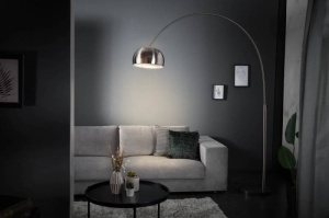 LAMPADAR BIG BOW CROM/NEGRU 170/210 CM COD 21068 DESIGN MODERN