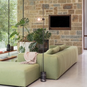 LAMPADAR EVA PT1, NEGRU, DIN METAL, STIL MODERN - Img 2