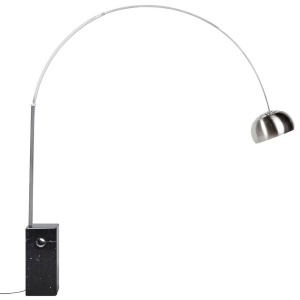 LAMPADAR MARMO, NEGRU, DIN OTEL INOXIDABIL SI MARMURA, STIL MODERN, B2