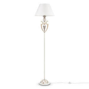 LAMPADAR MONILE ARM004-00-W, ALB/AURIU, DIN METAL SI TEXTIL, STIL MODERN, MAYTONI