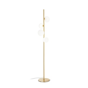 LAMPADAR PERLAGE PT4, ALB/ALAMA, DIN METAL, STIL MODERN