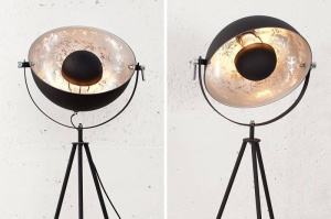 LAMPADAR STUDIO 145CM, NEGRU/ARGINTIU - Img 3
