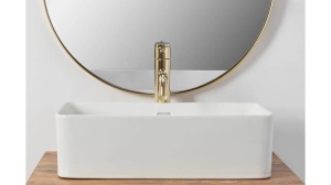 LAVOAR REA BERTA, ALB, 48,5 CM, DIN CERAMICA, CALITATE SUPERIOARA - Img 5