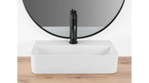 LAVOAR REA NAOMI, ALB, 45,5 CM, DIN CERAMICA, CALITATE SUPERIOARA - Img 2