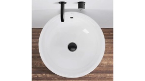 LAVOAR REA STATIV ESTERA, 85 CM, ALB, DIN CERAMICA, CALITATE SUPERIOARA - Img 4