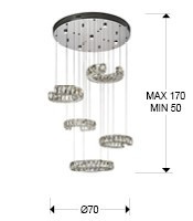 LUSTRA LED CALA 679526 - DESIGN MODERN - SCHULLER - Img 2
