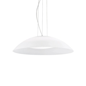 LUSTRA LENA SP3 D64, ALB, DIN STICLA, STIL MODERN