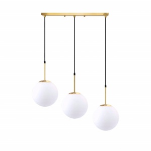 LUSTRA MODERNA, MILKY BALL , APP655-3CP, METAL SI STICLA