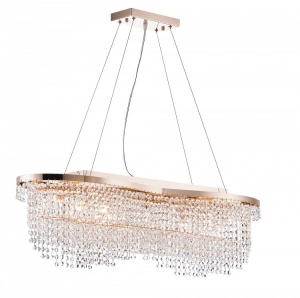 LUSTRA TOILS DIA600-07-G, DIN METAL SI STICLA, STIL MODERN, MAYTONI