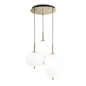 LUSTRA UMILE SP3, ALB, DIN STICLA, STIL MODERN
