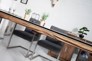 MASA DINING 240CM, BARRACUDA, METAL SI LEMN MASIV RECICLAT, ARTIM GROUP SELECTION - Img 3