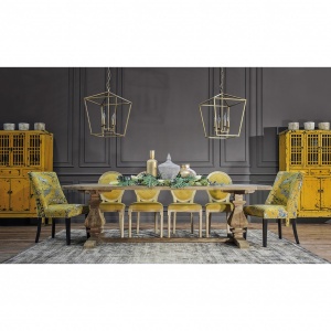 MASA DINING ABO REF. 22339, DIN LEMN MASIV DE PIN, STIL VINTAGE, VIC