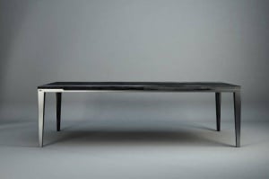 MASA DINING DYLE ESSENCE 001 200x100, DIN METAL SI LEMN MASIV, STIL MODERN B2