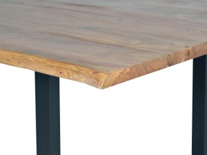 MASA DINING FREY 180CM, MARO/NEGRU, LEMN MASIV DE ACACIA SI METAL, STIL VINTAGE/INDUSTRIAL G&C - Img 3