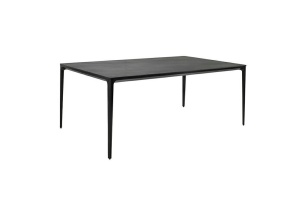 MASA DINING SLIM 140 NEAGRA, CONFECTIONATA DIN CERAMICA SI ALUMINIU, STIL MODERN