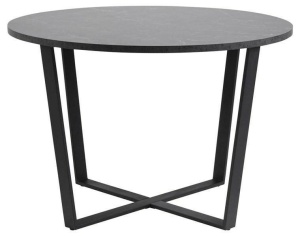 MASA LIVING DIN METAL AMBLE 110, NEGRU/IMITATIE MARMURA, STIL MODERN B2