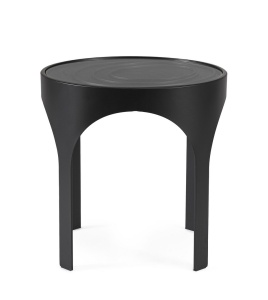 MASUTA DE CAFEA ARCHIE 50, NEAGRA, CONFECTIONATA DIN OTEL, STIL MODERN - Img 2