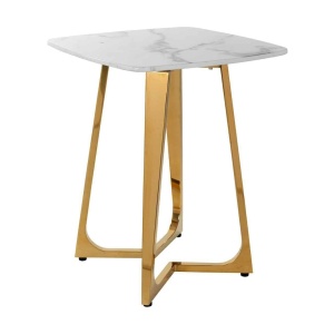 MASUTA DE CAFEA DYNASTY 50 CM, AURIU/EFECT DE MARMURA, STIL MODERN, B2
