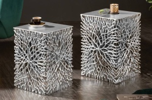 MASUTA DE CAFEA, GINKO, DIN METAL, COD 40612, DESIGN MODERN
