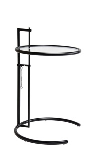 MASUTA DE CAFEA GREY DIN METAL CU BLAT DE STICLA STIL MODERN B2