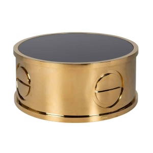 MASUTA DE CAFEA HONEY 100, AURIU/IMITATIE MARMURA, STIL MODERN, B2