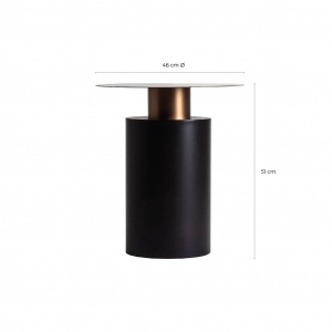 MASUTA DE CAFEA KLAM REF. 26188, DIN METAL, STIL MODERN, VIC - Img 4
