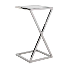 MASUTA DE CAFEA PARAMOUNT, DIN METAL SI STICLA, STIL MODERN, B2 - Img 2