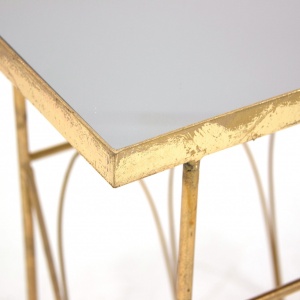 MASUTA DE CAFEA REVISTERO DAMME REF. 22632, DIN METAL SI OGLINDA, STIL MODERN, VIC - Img 3