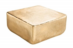 MASUTA DE CAFEA, UNIT 70CM, METAL DE CULOARE AURIE - Img 5