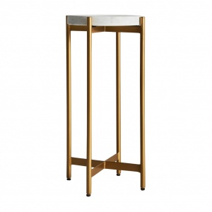 MASUTA DE CAFEA VARZI REF. 30261, DIN METAL SI MARMURA, STIL MODERN, VIC