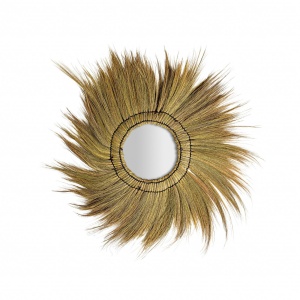 OGLINDA NAZOMBE REF. 28946, DIN FIBRE NATURALE SI STICLA, STIL MODERN, VIC