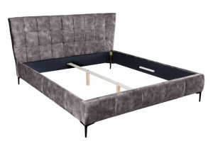 PAT BOUTIQUE 180X200CM, CATIFEA FINA, MICROFIBRA GRI, MODEL DEOSEBIT