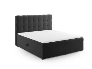 PAT BOXSPRING 180X200CM, CU LADA DEPOZITARE, DIN CATIFEA, DIVERSE NUANTE, ARTIM GROUP SELECTION - Img 7