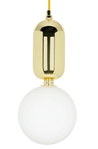 PENDUL BOY M FI25, AURIU, DIN METAL SI STICLA, STIL MODERN, B2