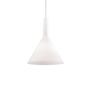 PENDUL COCKTAIL SP1 SMALL, ALB, DIN STICLA, STIL MODERN